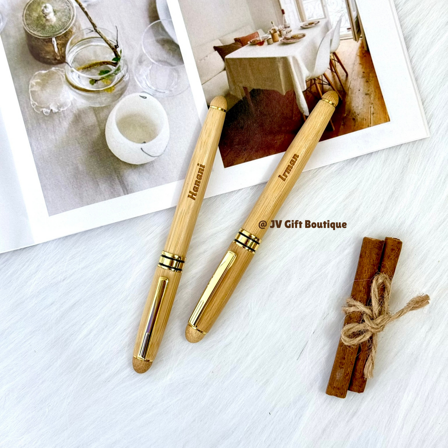 Personalised Wooden Pen Set